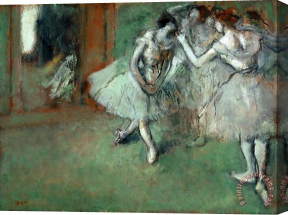Edgar Degas A Group of Dancers Stretched Canvas Print / Canvas Art