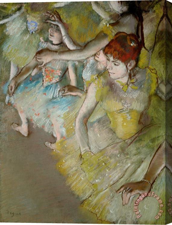 Edgar Degas Ballet Dancers on The Stage Stretched Canvas Print / Canvas Art