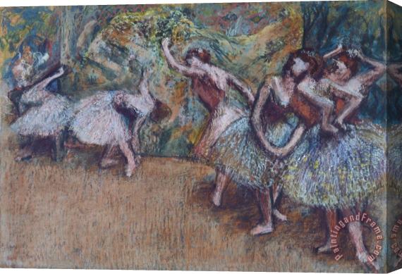 Edgar Degas Ballet Scene Stretched Canvas Print / Canvas Art