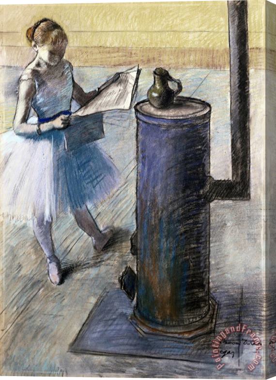 Edgar Degas Dancer Resting Stretched Canvas Painting / Canvas Art