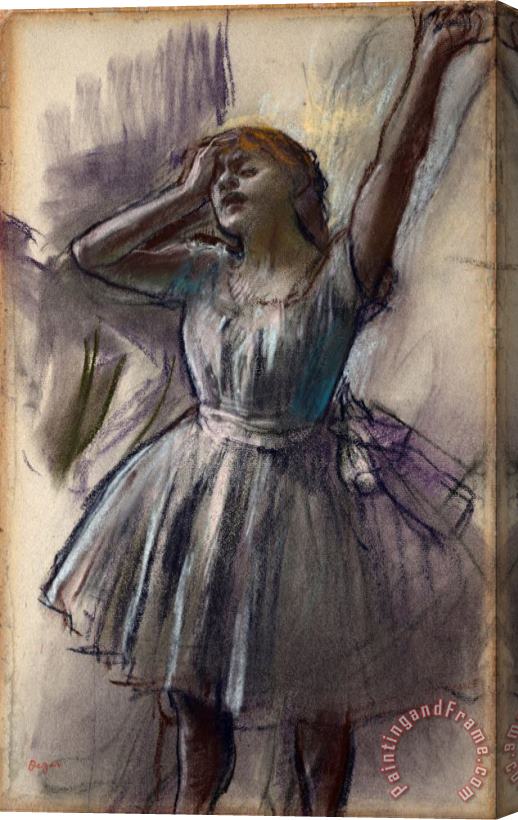 Edgar Degas Dancer Stretching Stretched Canvas Print / Canvas Art
