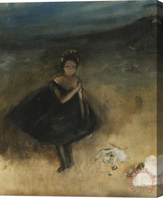 Edgar Degas Dancer with a Bouquet Stretched Canvas Painting / Canvas Art
