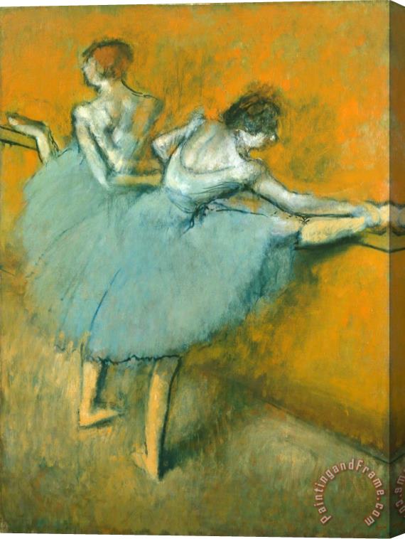 Edgar Degas Dancers at The Barre Stretched Canvas Print / Canvas Art
