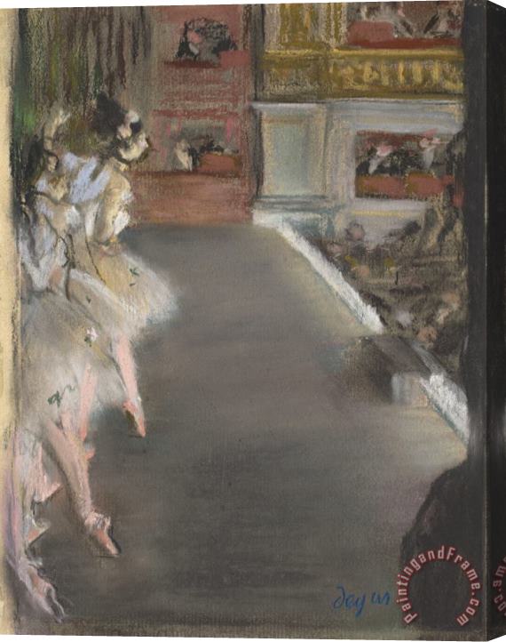 Edgar Degas Dancers at The Old Opera House Stretched Canvas Print / Canvas Art