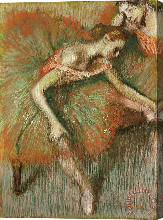 Edgar Degas Dancers Stretched Canvas Painting / Canvas Art