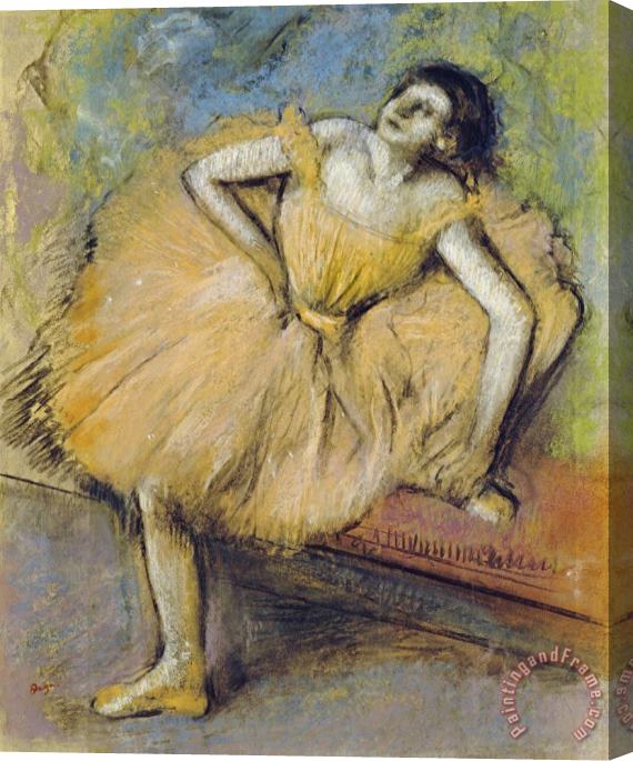 Edgar Degas Danseuse Assise Stretched Canvas Painting / Canvas Art