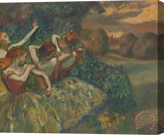 Edgar Degas Four Dancers Stretched Canvas Print / Canvas Art