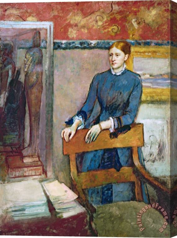Edgar Degas Helene Rouart Stretched Canvas Print / Canvas Art