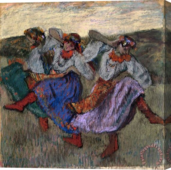 Edgar Degas Russian Dancers Stretched Canvas Print / Canvas Art