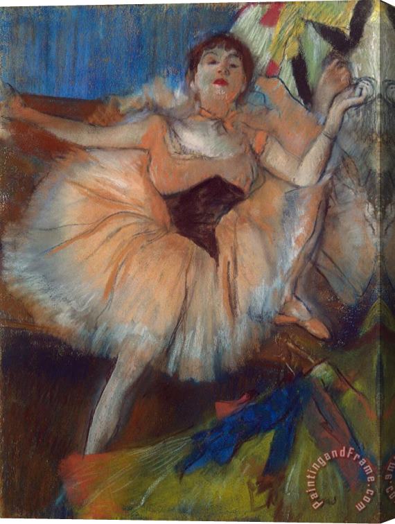 Edgar Degas Seated Dancer Stretched Canvas Print / Canvas Art