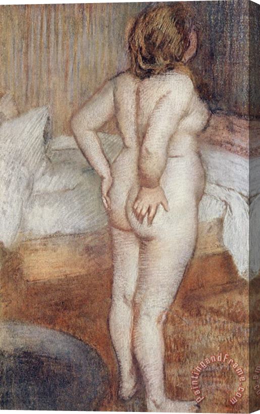 Edgar Degas Standing Nude Stretched Canvas Print / Canvas Art