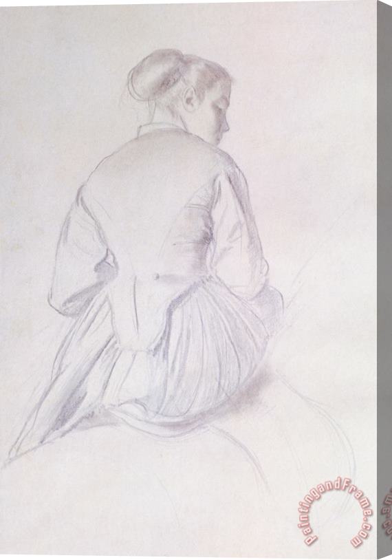 Edgar Degas Study For An Amazon Stretched Canvas Print / Canvas Art