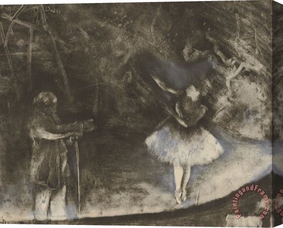 Edgar Degas The Ballet Master (le Maitre De Ballet) Stretched Canvas Painting / Canvas Art
