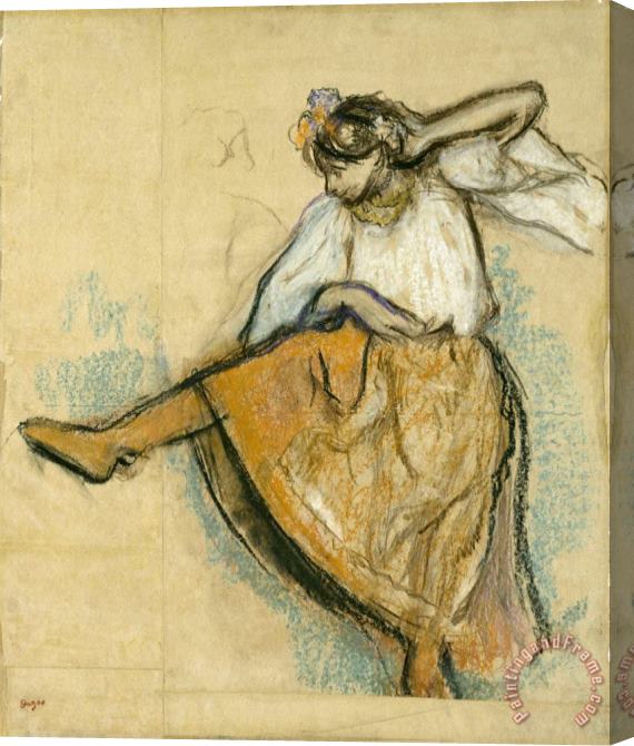 Edgar Degas The Russian Dancer Stretched Canvas Print / Canvas Art