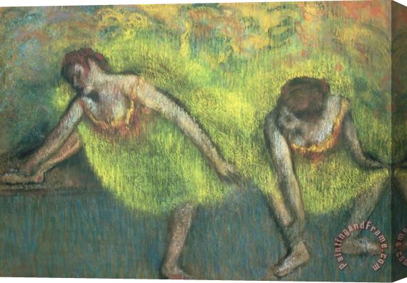 Edgar Degas Two Dancers Relaxing Stretched Canvas Print / Canvas Art