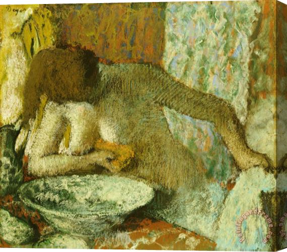 Edgar Degas Woman at her Toilet Stretched Canvas Print / Canvas Art