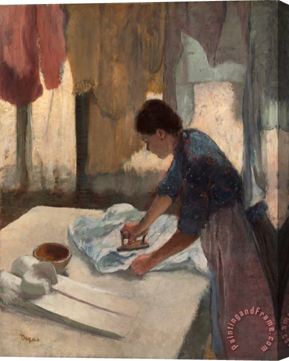 Edgar Degas Woman Ironing Stretched Canvas Print / Canvas Art