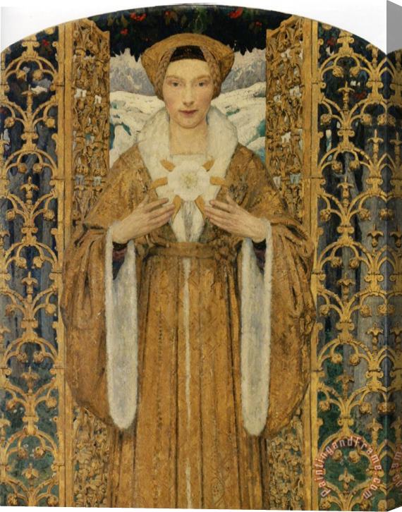 Edgar Maxence The Snow Queen Stretched Canvas Painting / Canvas Art