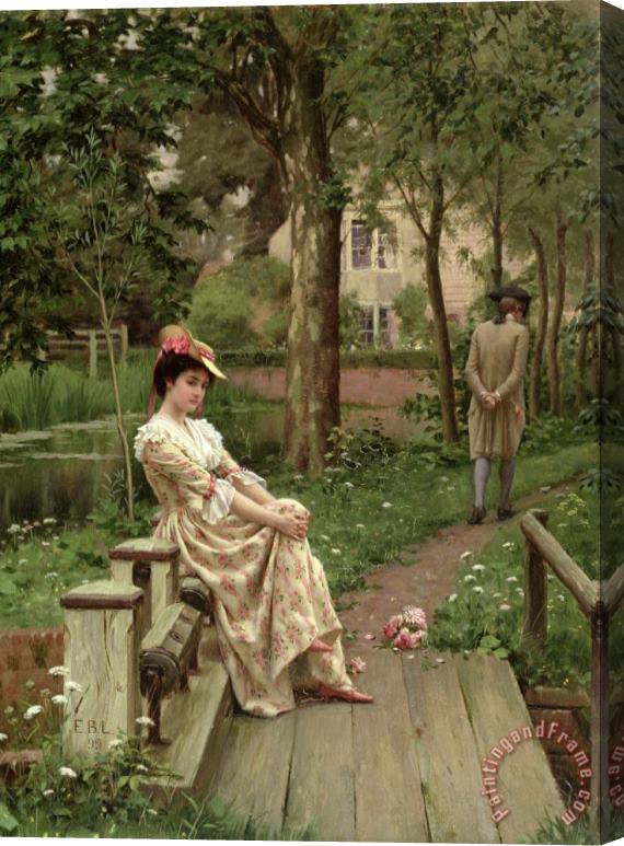 Edmund Blair Leighton Off Stretched Canvas Painting / Canvas Art