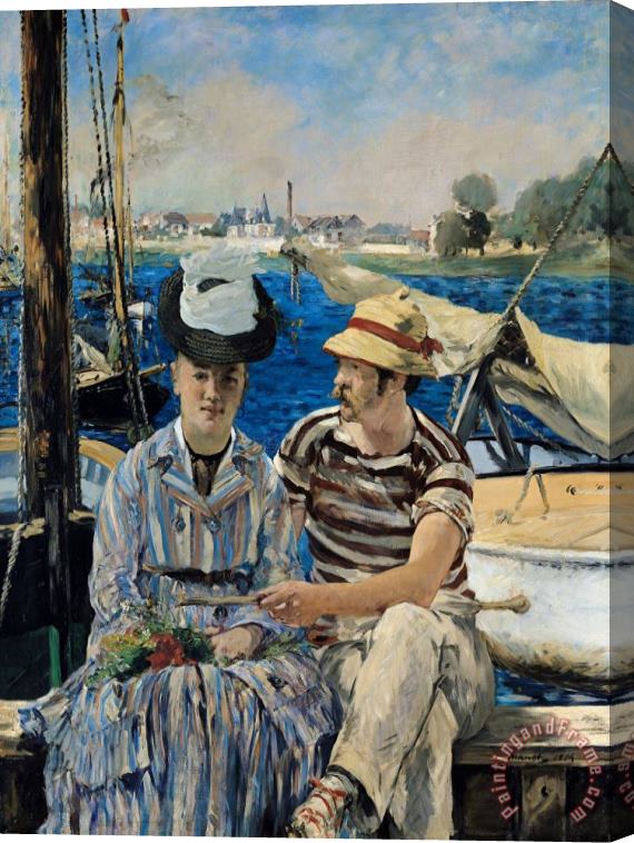 Edouard Manet Argenteuil Stretched Canvas Painting / Canvas Art