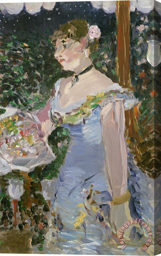Edouard Manet Cafe Concert Singer Stretched Canvas Painting / Canvas Art