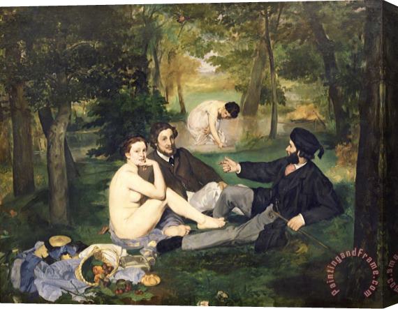 Edouard Manet Dejeuner sur l Herbe Stretched Canvas Print / Canvas Art