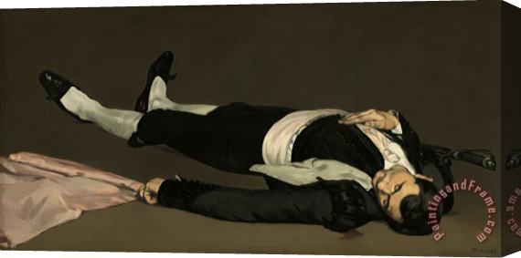 Edouard Manet The Dead Toreador Stretched Canvas Print / Canvas Art