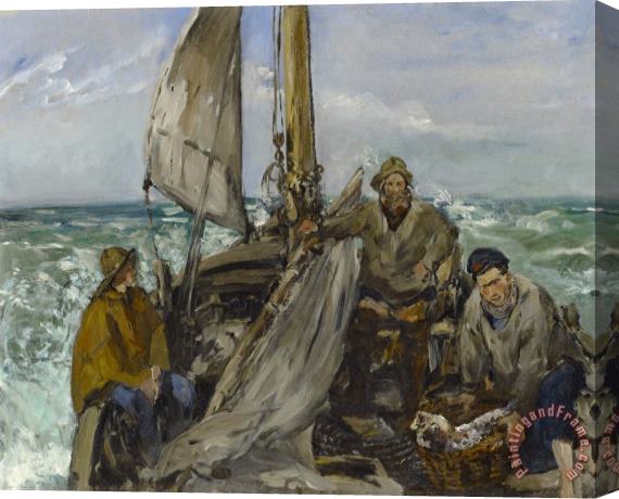 Edouard Manet The Toilers of The Sea Stretched Canvas Painting / Canvas Art