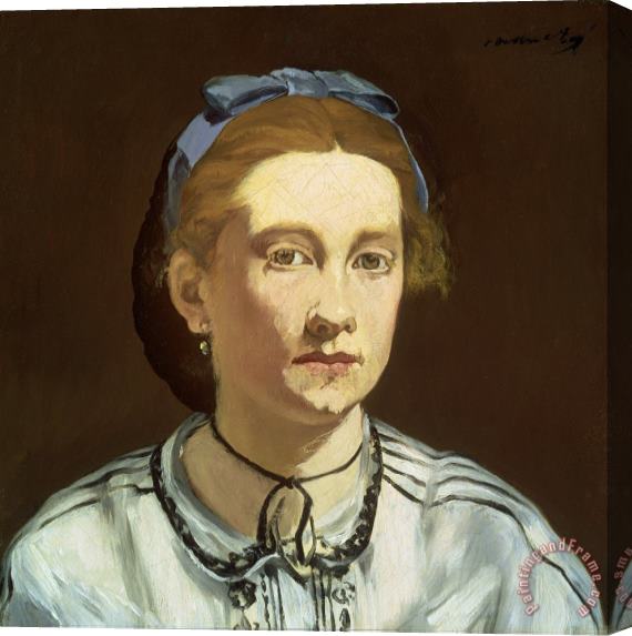 Edouard Manet Victorine Meurent Stretched Canvas Print / Canvas Art