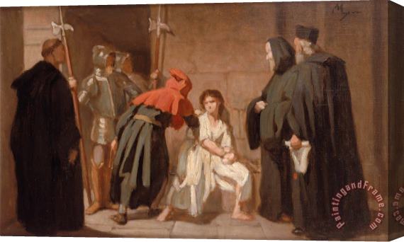 Edouard Moyse Inquisition Stretched Canvas Print / Canvas Art