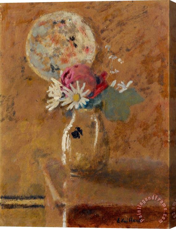 Edouard Vuillard Bouquet De Fleurs Stretched Canvas Painting / Canvas Art