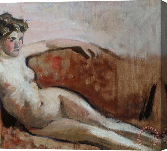 Edouard Vuillard Reclining Nude Stretched Canvas Painting / Canvas Art