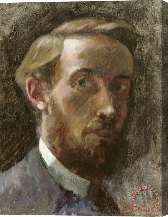 Edouard Vuillard Self Portrait, Aged 21 Stretched Canvas Print / Canvas Art