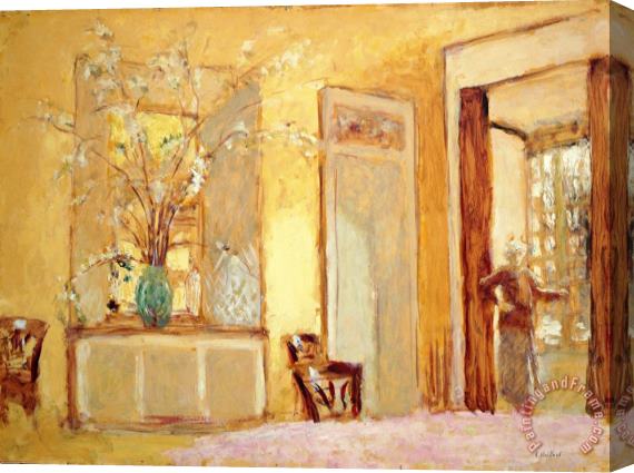 Edouard Vuillard Woman in an Interior (madame Hessel at Les Clayes) Stretched Canvas Print / Canvas Art