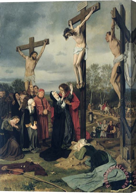 Eduard Karl Franz von Gebhardt Crucifixion Stretched Canvas Painting / Canvas Art