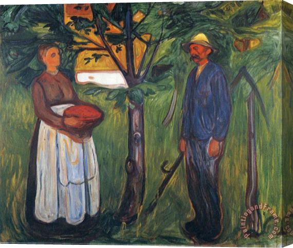 Edvard Munch Fertility II 1902 Stretched Canvas Painting / Canvas Art