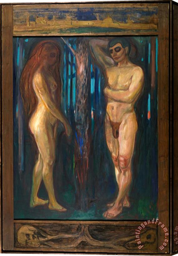 Edvard Munch Metabolism Stretched Canvas Print / Canvas Art