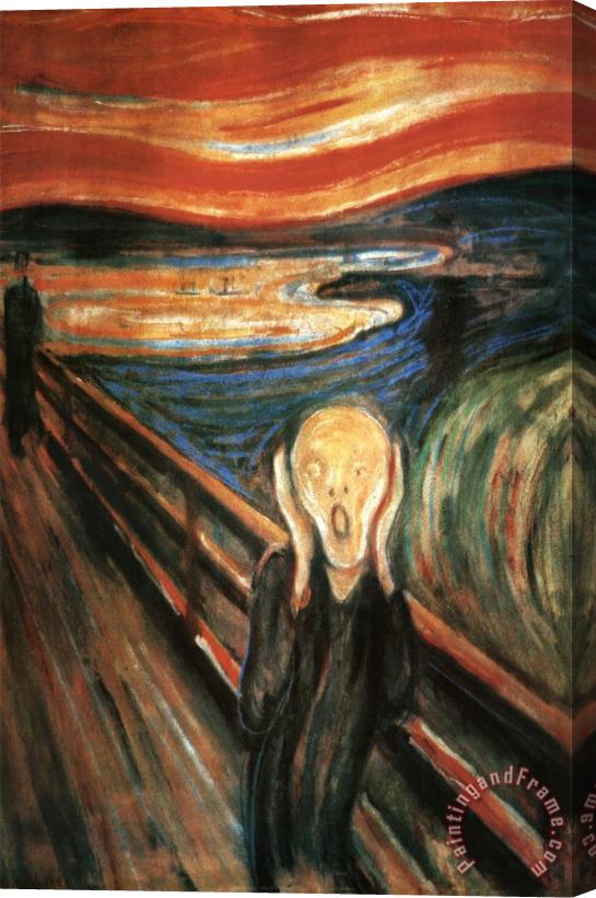 Edvard Munch The Scream Stretched Canvas Painting / Canvas Art