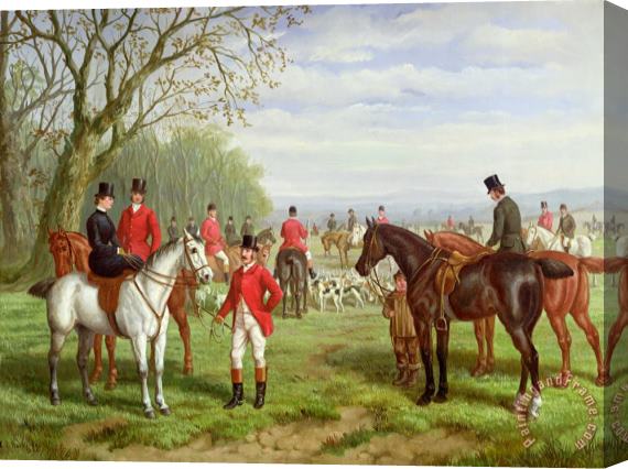 Edward Benjamin Herberte The Meet Stretched Canvas Painting / Canvas Art