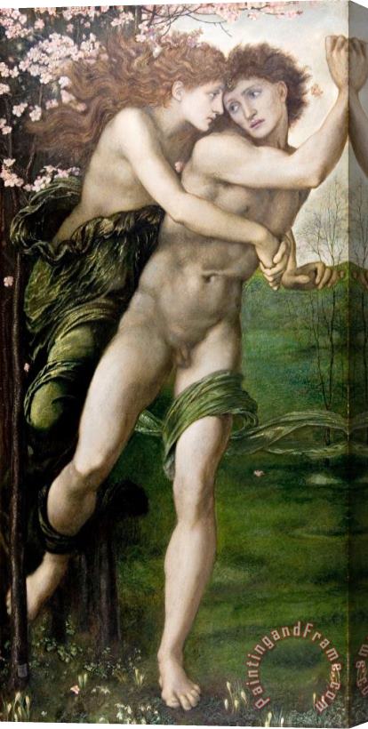 Edward Burne Jones Phyllis And Demophoon Stretched Canvas Painting / Canvas Art