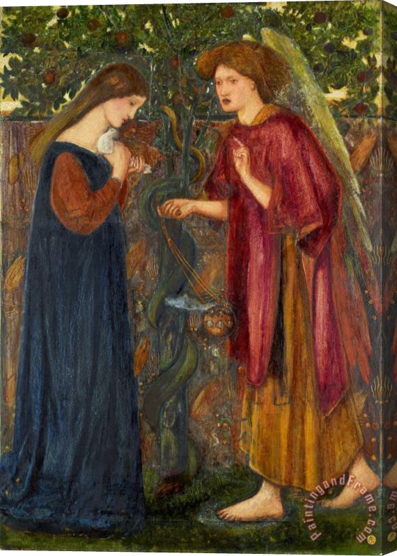 Edward Burne Jones The Annunciation 2 Stretched Canvas Painting / Canvas Art
