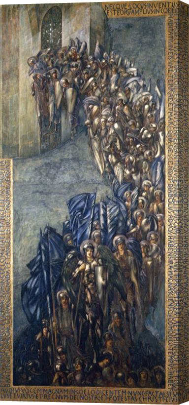 Edward Burne Jones The Fall of Lucifer Stretched Canvas Painting / Canvas Art