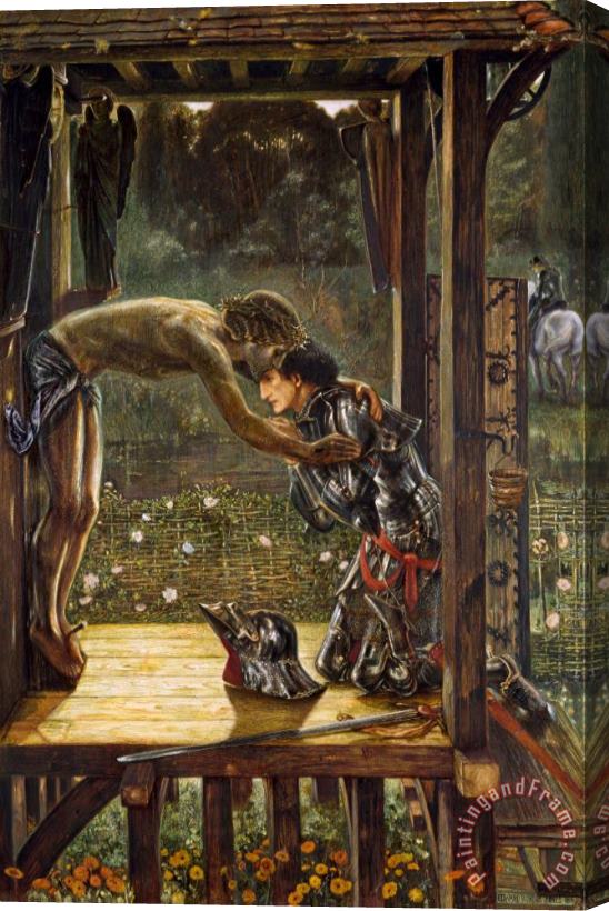 Edward Burne Jones The Merciful Knight Stretched Canvas Painting / Canvas Art