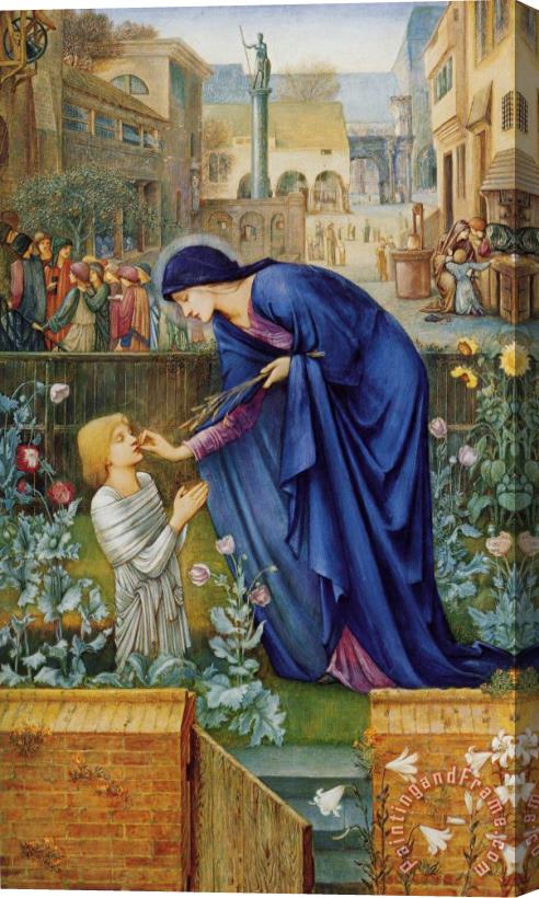 Edward Burne Jones The Prioress's Tale Stretched Canvas Print / Canvas Art