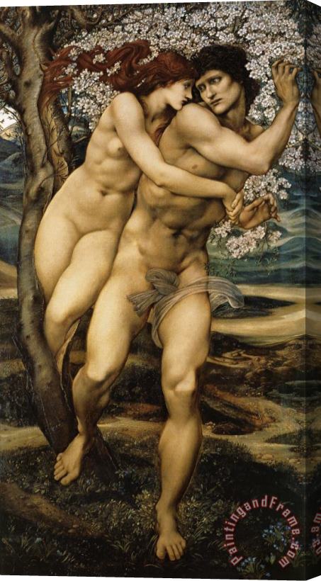 Edward Burne Jones The Tree of Forgiveness Stretched Canvas Painting / Canvas Art