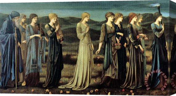 Edward Burne Jones The Wedding of Psyche Stretched Canvas Print / Canvas Art