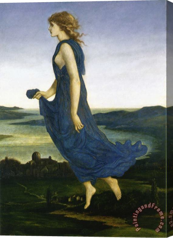 Edward Burne Jones Vesper Stretched Canvas Print / Canvas Art