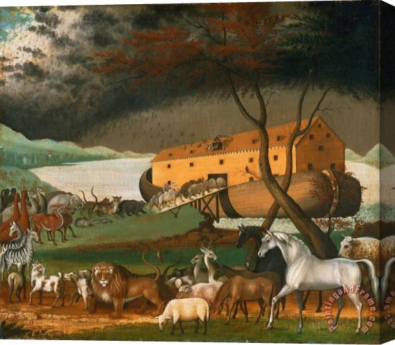Edward Hicks Noah's Ark Stretched Canvas Painting / Canvas Art