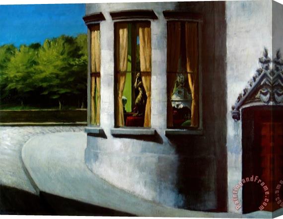 Edward Hopper August in The City Stretched Canvas Painting / Canvas Art