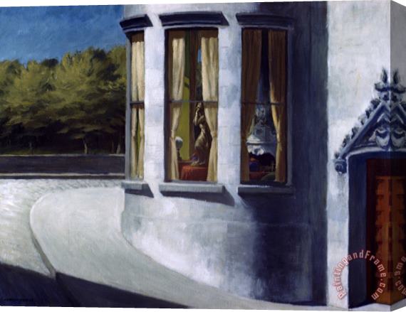 Edward Hopper August in The City Stretched Canvas Painting / Canvas Art